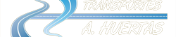 logo transportes huertas blanco